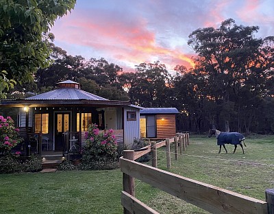 Ionaforest Yurt a fully self contained farm stay for couples in Wingello NSW